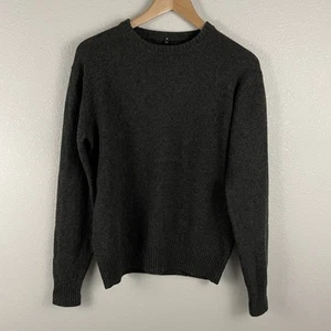 Suéter Pullover Muji Para Hombre M Verde 100% Lana - Imagen 1 de 5