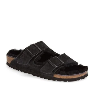 Birkenstock Arizona Genuine Shearling Lined Slide in EU 40 / US 9 MSRP $160 NEW - Picture 1 of 9