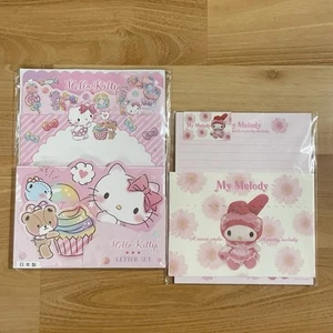 Sanrio Stationary Set Hello Kitty & My Melody Notes Envelopes Original Japan New - Picture 1 of 11