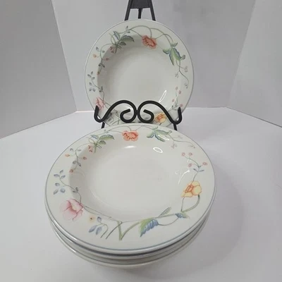 Juego de 4 cuencos de sopa Villeroy & Boch Albertina de 8 pulgadas Alemania vintage  Foto 1 de 4