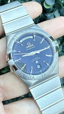 2022 Omega Constellation Day-Date Steel Auto 38mm Watch 123.10.38.22.01.001 B&P - Image 1 of 4