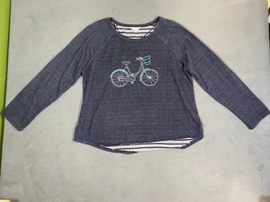 Suéter Crown & Ivy Mujer Manga Larga Ligero Bordado. Bicicleta se ajusta como L - Imagen 1 de 10