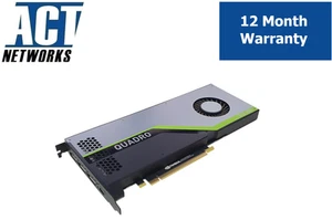 Nvidia Quadro RTX 4000 8GB GDDR6 3x DP 1.4 1x USB-C Workstation Graphics - Picture 1 of 2