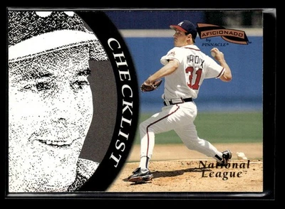 1996 Pinnacle Aficionado Greg Maddux #199 - Image 1 of 2