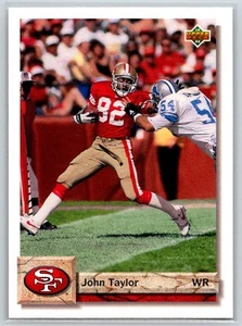 1992 Upper Deck #143 John Taylor San Francisco 49ers - Picture 1 of 2