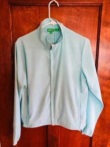 Tail Tech Golf M Women's Golf Athletic Blue Windbreaker Jacket - Picture 1 of 6