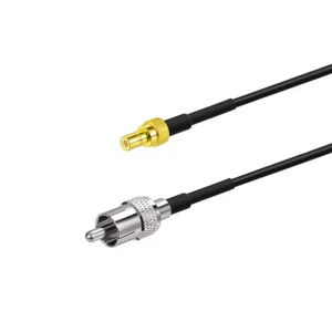 RCA male Plug to SMB Male Pin Pigtail Coaxial RG174 Cable 15cm for GPS Wireless - Picture 1 of 4