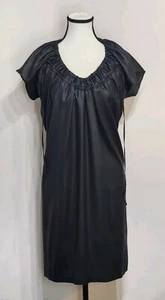 Neu mit Etikett Stella McCartney Kleid mit gerafftem Ausschnitt Schwarz Größe 38 Made In Italy - Bild 1 von 12