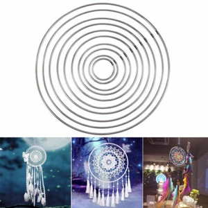 10PCS/Set Dream Catcher Dreamcatcher Ring Macrame Craft Hoop wire Wreath Framing - Picture 1 of 14