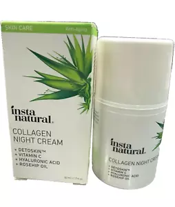 Collagen Night Anti Aging Cream - Anti Wrinkle Moisturizer Natural Organic 1.7oz - Picture 1 of 4