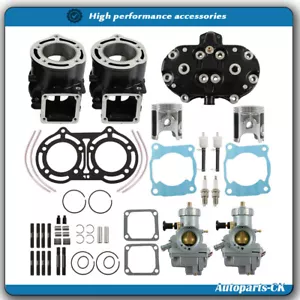 Cylinder Head Piston Gasket Top End Kit for Yamaha Banshee 350 1987-2006 - Foto 1 di 17