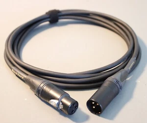 Gotham Audio GAC-4/1 Starquad | 1 FT | Gold Male XLR to Female XLR Mic Cable - Picture 1 of 7