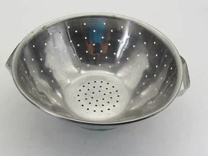 Vintage Edelstahl Sieb Sieb 9" über Schüssel 4" hoch Made in Korea - Bild 1 von 8