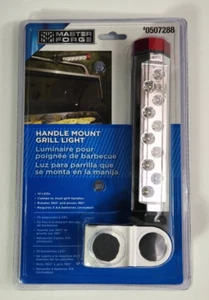 Master Forge Mango Montaje Parrilla Luz LED Abrazadera en Giratorio Pivote Plateado Nuevo - Imagen 1 de 2