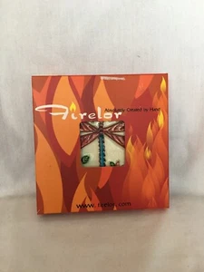 Azulejo Firelor Ala Abierta Libélula Remache Hecho a Mano Nuevo en Caja - Imagen 1 de 6