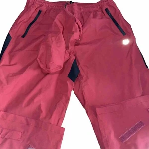FitsT4 Herren Sport Trainingshose XL rot Reißverschlusstaschen Wandern Performance NEU - Bild 1 von 11