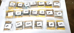 2000 resistors 20 lots of 100 / Values listed below Great Opportunity - Picture 1 of 1