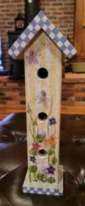 16"- Tall 3 Hole Bird House - Home Decor/Floral Design - Picture 1 of 7