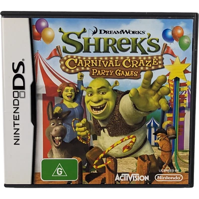 Shrek's Carnival Craze Party Games Nintendo DS Game Complete With Manual PAL - Image 1 of 3