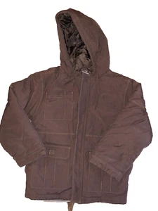Gymboree vintage 2007 ALASKAN ADVENTURE boy Winter Coat with Hood sz 7 - Picture 1 of 3