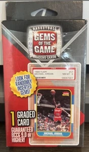 NBA Basketball MJH Gems of the Game Graded Card Sealed Hanger Box 9.0 or Higher - Zdjęcie 1 z 4