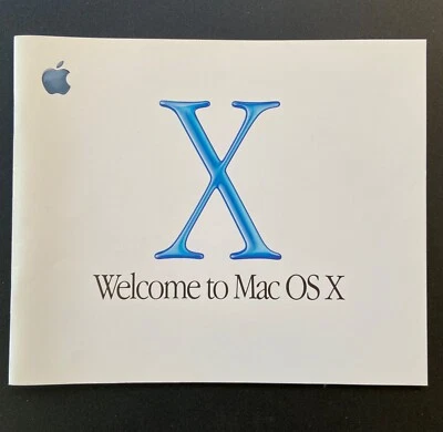 Welcome to Mac OS X • Apple Macintosh • 2001 • Software Booklet • 034-1068-A - Image 1 of 4
