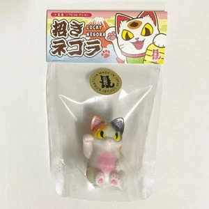 Konatsuya Maneki Neko Lucky Negora cat Konatsu Sofvi Soft Vinyl Figure - Picture 1 of 4