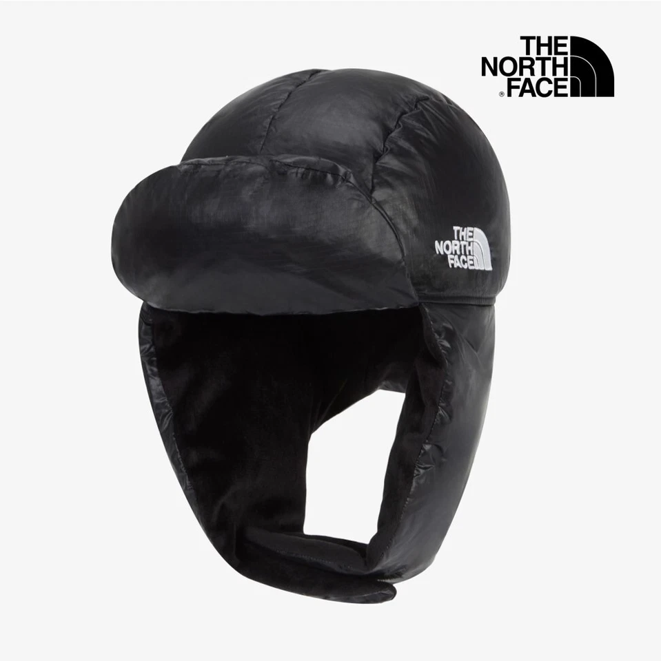 NEW THE NORTH FACE NUPTSE WARM EARMUFF CAP NE3CQ59B REAL_BLACK  SIZE M - L - Image 1 of 4
