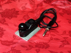 MORSE KEY KEY TELEGRAPH 5805-99-949-9619 LARKSPUR 1/4 JACK PLUG - Zdjęcie 1 z 2