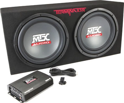 MTX Terminator TNP212DV Dual 12" Vented Powered Subwoofer - Image 1 of 3