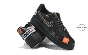 Nike Air Force 1 Just Do It nere sneakers NIKE BLACK AIR FORCE - Foto 1 di 4