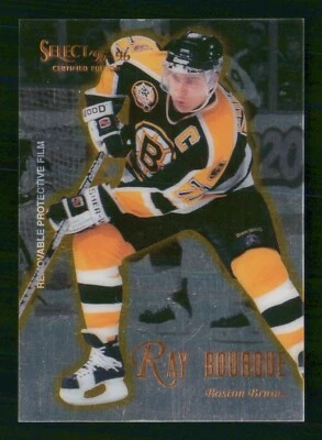 RAYMOND BOURQUE 1995-96 SELECT CERTIFIED 95-96 NO 34    72711 - Image 1 of 2