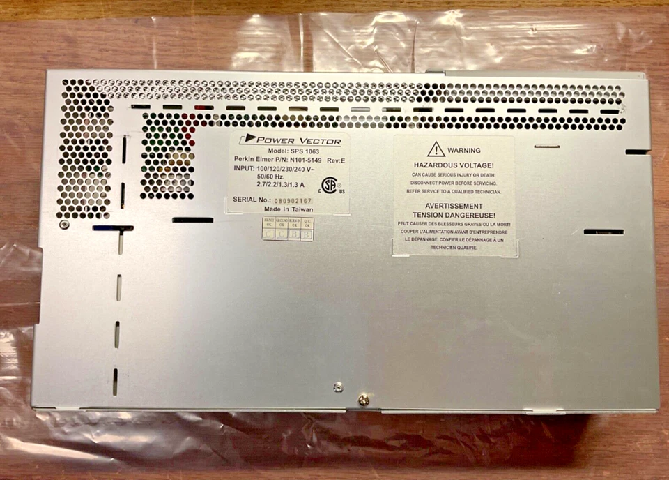 Power Vector SPS 1063 Power Supply (Perkin Elmer) - Image 1 of 1