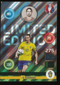 LC-ZI IBRAHIMOVIC SWEDEN LIMITED EDITION CARD ADRENALYN EURO 2016 PANINI ~ - Picture 1 of 2