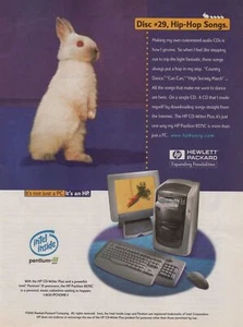 1999 HP Pavilion Werbung mit CD Its A Personal Music Collection Disc #20 Hip-Hop Songs - Bild 1 von 1