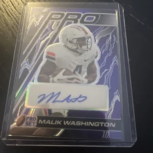Juego Leaf Pro Goin' Pro GP-MW1 2024 Malik Washington Auto Miami Dolphins SP #3/10 - Imagen 1 de 3