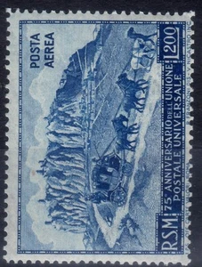 1950 San Marino posta aerea UPU £ 200 dent 13 1/4 x 14 1 v. ** MNH - Imagen 1 de 1
