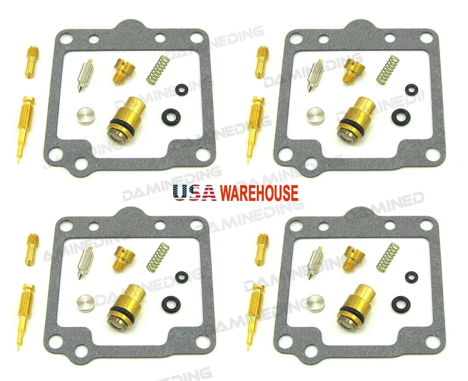 4x  Carburetor Carb Rebuild repair Kit  81-83 KZ1000 LTD J ELR CSR - US - Image 1 of 4