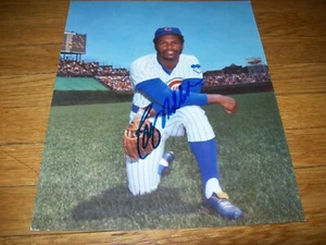 BILL MADLOCK AUTOGRAPHED SIGNED 8X10 PHOTO CHICAGO CUBS #2 - Picture 1 of 2