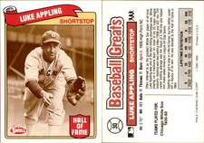 Luke Appling 1989 Swell Baseball Greats #30 Card *AutographDen*