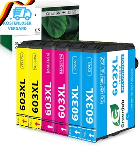 Greenjob 603XL Druckerpatronen Für Epson 603 Tintenpatronen Kompatibel Mit Epson - Bild 1 von 12
