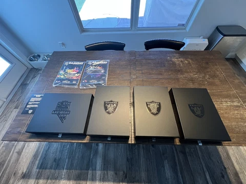 Las Vegas Raiders 2020-2023 Inaugural Season Ticket Holder Gift Box Bundle! Cover
