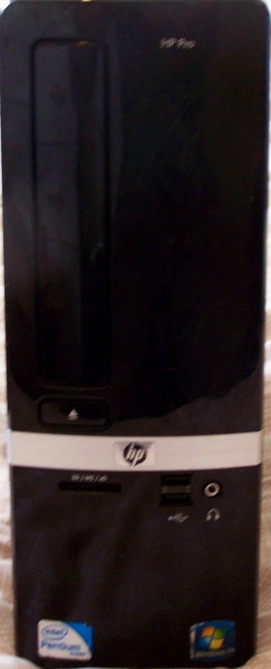 HP  Mini-Tower 2.8GHz Pentium-D CPU - 250GB HD - 4GB RAM - Windows 10 - Works! - Image 1 of 4