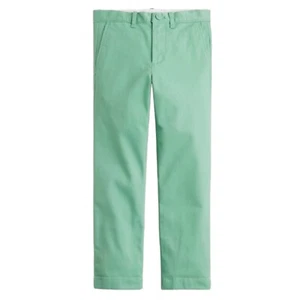 J. Crew Boys' Stretch Chino Pant Crewcuts Eucalyptus Green BNWT Size 16 Preppy - Picture 1 of 12