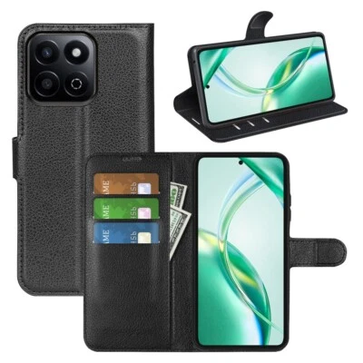 BETTERFON Handy Tasche für Honor 200 Smart Wallet Case Handyhülle Flip Cover PU-Leder Etui