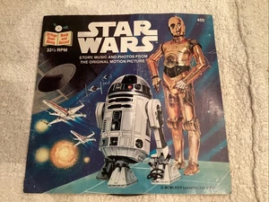 Libro de 24 páginas Star Wars 1979 vintage de lectura y registro de 33-1/3 #450 - Imagen 1 de 4