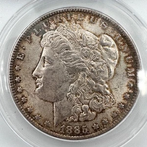 1885 O ANACS MS63 - Silver Morgan Dollar $1 US Coin Nice Toning w/ VIDEO - Picture 1 of 10