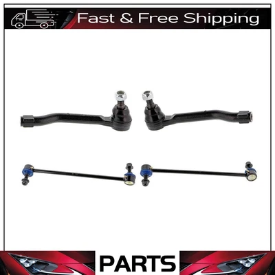 Mevotech 4pcs Front Steering Tie Rod End Sway Bar Link For 2014-2018 Acura MDX - Image 1 of 4
