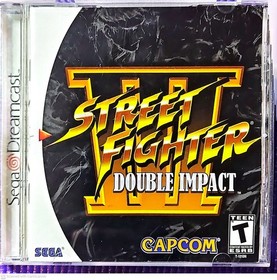 Street Figher III Double Impact- Sega DreamCast- CIB- Released 1999