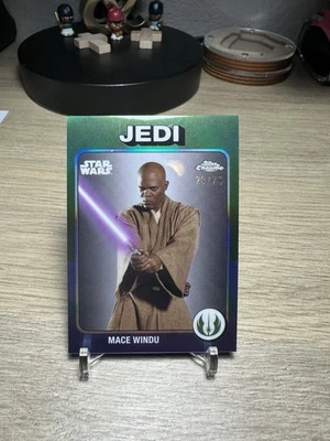 2025 Topps Chrome Star Wars 1975 Variation Mace Windu /75 SP - Image 1 of 2